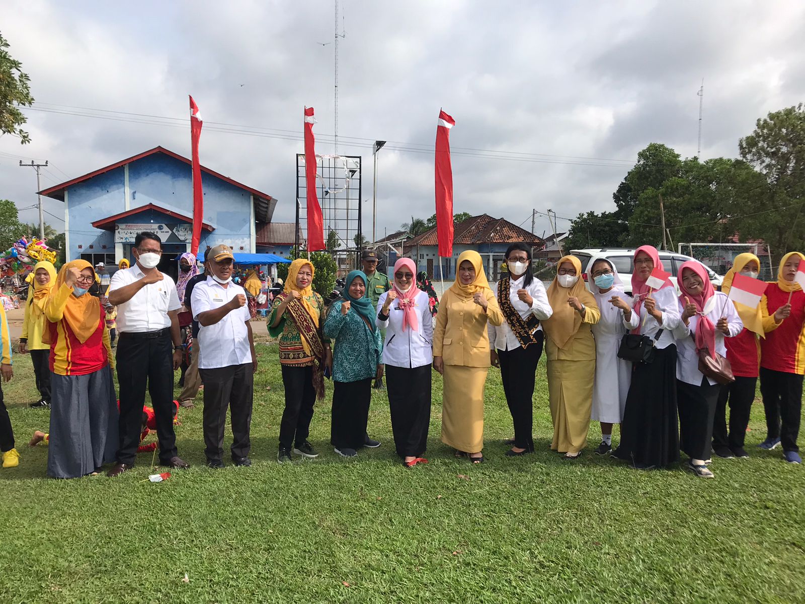 Ketua GOPTKI Kabupaten Lampung Tengah Yulita Nirlan Menghadiri dan Membuka Secara Resmi Acara Gebyar Kreatifitas Teacher and Kids se-Kecamatan Punggur